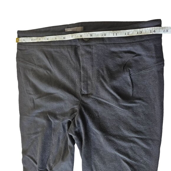 Vince Women's Black Knit Legging Pants Seam Detail size 8 - Picture 14 of 15